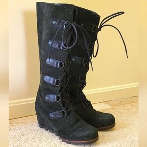 Sorel Joan of Artic Tall Wedge Suede Boot